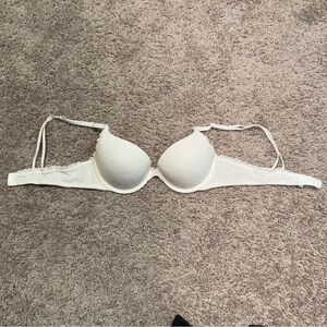 Aerie Real Happy Demi Push-up Bra - Size 36B - Heather Frost